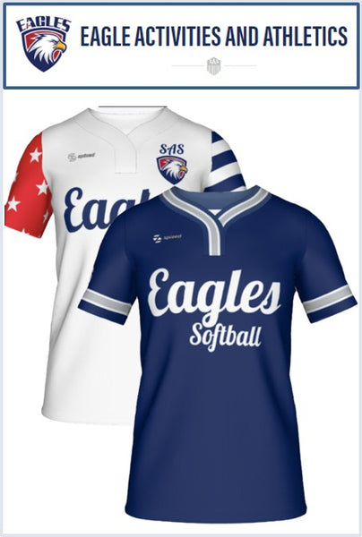 (EAA) Eagle Club Softball Game Jersey in Bundle of 2 Customized (Separate collection at EAA)