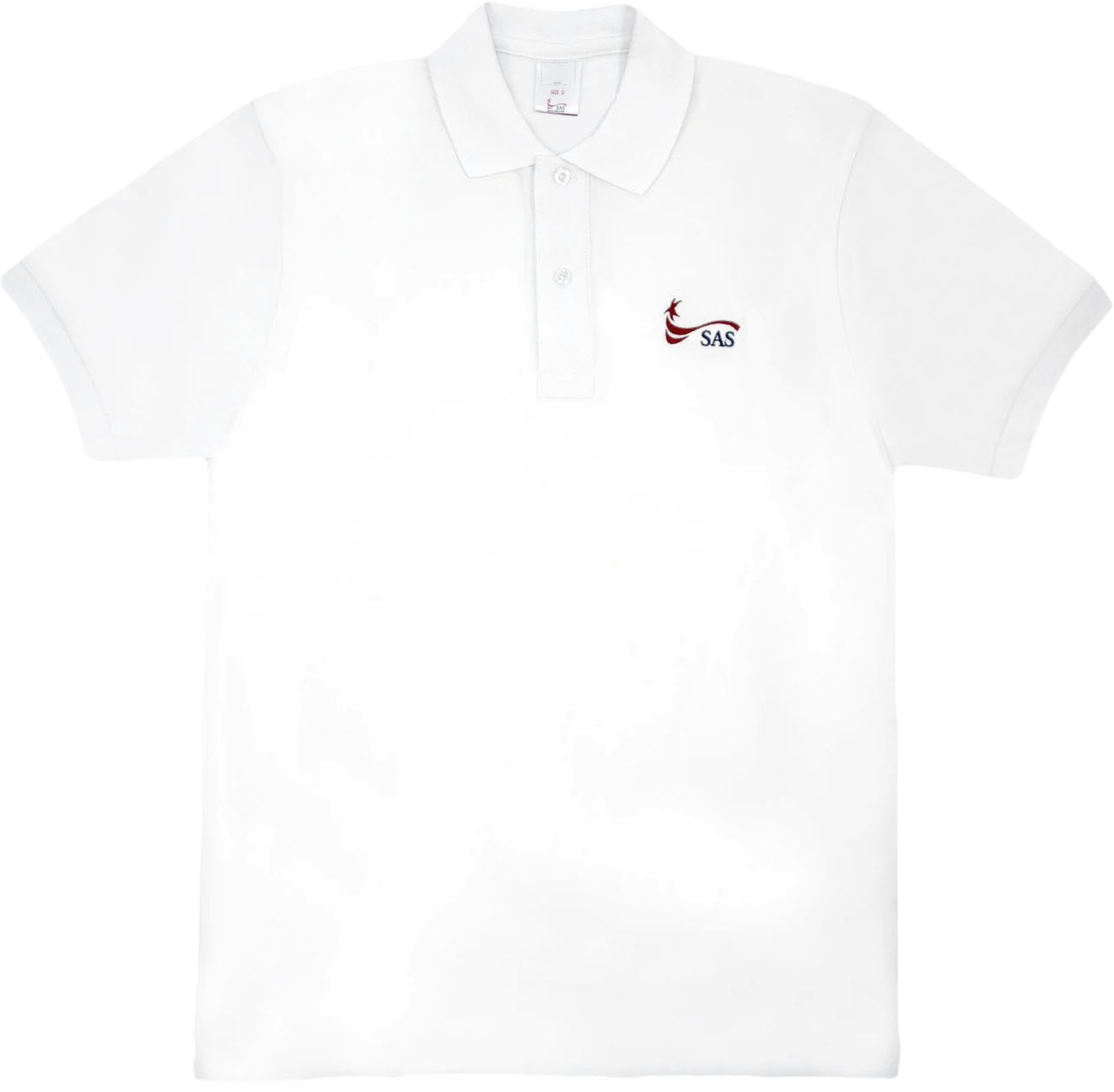 (Unisex Uniform) White Polo Shirts