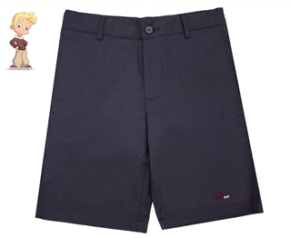 (Uniform-Boys) Flat Front Shorts