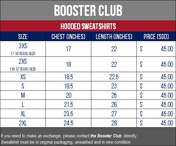 (Booster Club) Hooded Sweatshirts