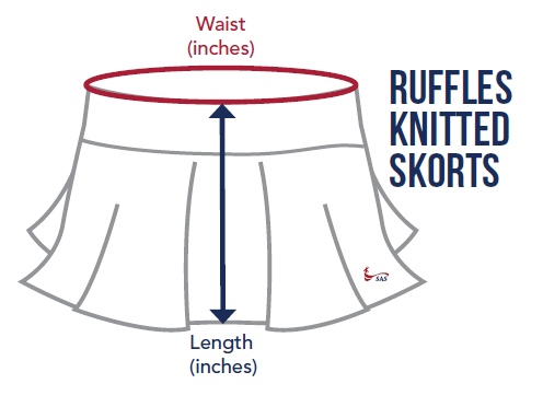 (Uniform-Girls) Ruffles Knitted Skort