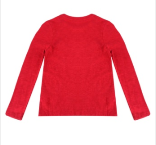 (Uniform-Unisex) LONG SLEEVES: PE RED Coolmax T-Shirts - BUNDLE of 2