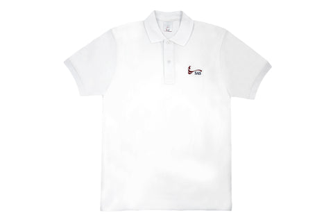 (Uniform-Unisex) WHITE Polo Shirts