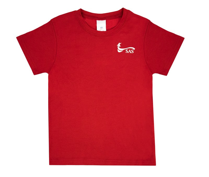 (Uniform-Unisex) PE RED Coolmax T-Shirts