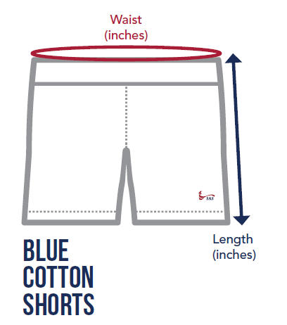 (Uniform-Unisex) PE BLUE Cotton Shorts