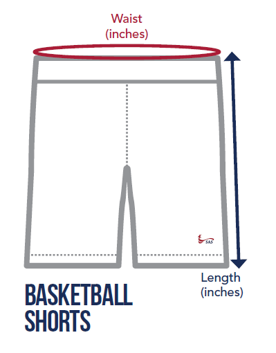 (Uniform-Unisex) PE Basketball Shorts - Short Inseam